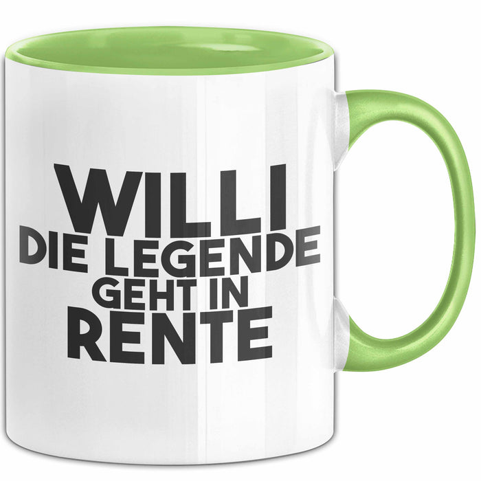 Willi Tasse Willi – Die Legende Geht In Rente Geschenk