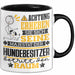 Hundebesitzer Geschenk Tasse Lustiger Spruch Erheben Sie Sich Der Hundebesitzer Betritt den Raum Schwarz Trendation