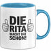 Rita Tasse Geschenk Die Rita Macht Dat Schon Geschenkidee Becher mit Name Blau Trendation