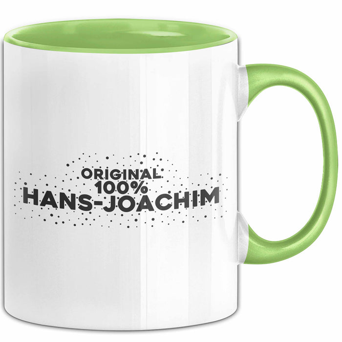 Hans-Joachim Tasse Original 100% Hans-Joachim Geschenk Grün Trendation