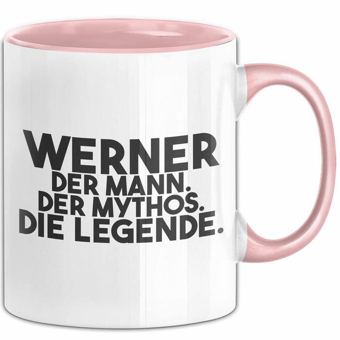 Werner Tasse Werner – Der Mann. Der Mythos. Die Legende. Geschenk