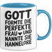 Hannelore Tasse Geschenk Gott Formte Die Perfekte Frau Hannelore Geschenkidee Blau Trendation