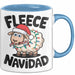 Schaf Tier Bauer Tasse Becher Geschenk Lustige Geschenkidee Spruch Fleece Navidad Blau Trendation