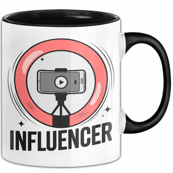 Influencer Tasse Geschenkidee für Content Creator Fans Trendation