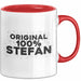 Stefan Tasse Original 100% Stefan Geschenk Rot Trendation