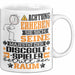 Discgolf-Spieler Geschenk Tasse Lustiger Spruch Erheben Sie Sich Der Discgolf-Spieler Betritt den Raum Weiß Trendation