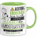 Hundeflüsterin Tasse Geschenk Lustiger Spruch Bitte Erheben Sie Sich Seine Majestät Die Hundeflüsterin Betritt Den Raum Grün Trendation