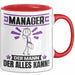 Manager Tasse Geschenk für Manager Der Mann Der Alles Kann Geschenkidee zum Geburtstag Rot Trendation