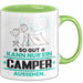Camper Geschenk Tasse So Gut Kann Nur Ein Camper Aussehen Geschenkidee Kaffee-Becher Grün Trendation