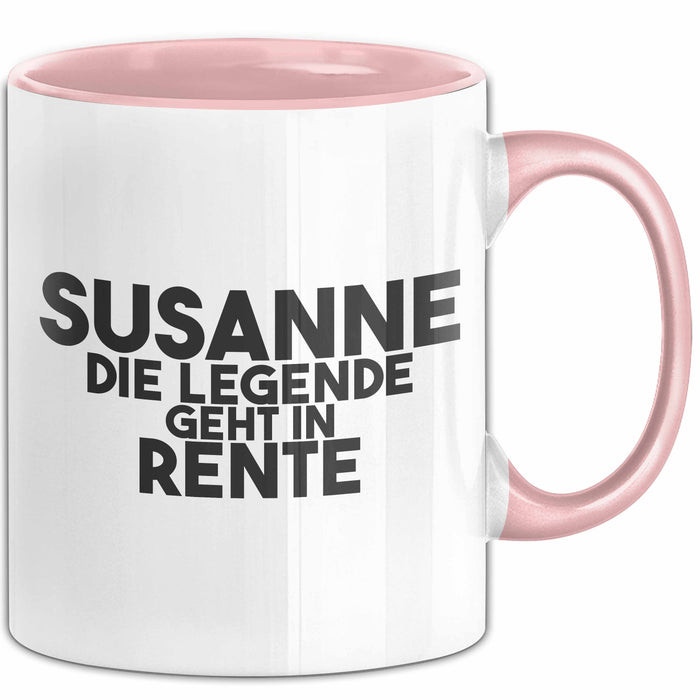 Susanne Tasse Susanne – Die Legende Geht In Rente Geschenk