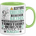 Tonstudio-Besitzer Geschenk Tasse Lustiger Spruch Erheben Sie Sich Der Tonstudio-Besitzer Betritt den Raum Grün Trendation