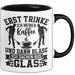 Glasbläser Tasse Geschenk Metallbau Geschenkidee Erst Trinke Ich Meinen Kaffee Dann Blase Ich Sachen Aus Glas Trendation