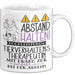 Tierverhaltenstherapeutin Tasse Geschenk Lustig Abstand Halten Hochleistungs-Tierverhaltenstherapeutin Mit Drang Zur Perfektion Bei Der Arbeit Weiß Trendation