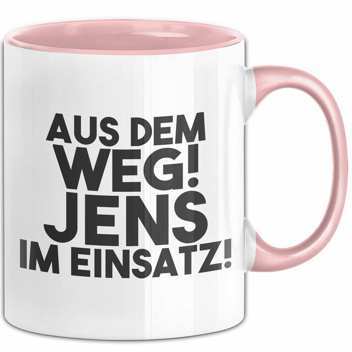 Jens Tasse Aus Dem Weg! Jens Im Einsatz! Geschenk