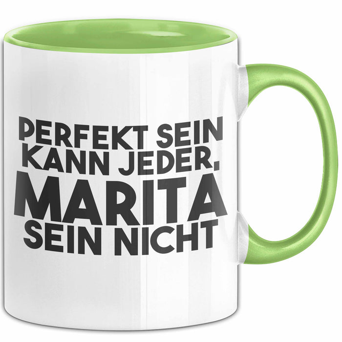 Marita Tasse Perfekt Sein Kann Jeder, Marita Sein Nicht Geschenk