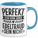 Edeltraud Tasse Geschenk Perfekt Sein Kann Jeder Geschenkidee Geburtstag Blau Trendation