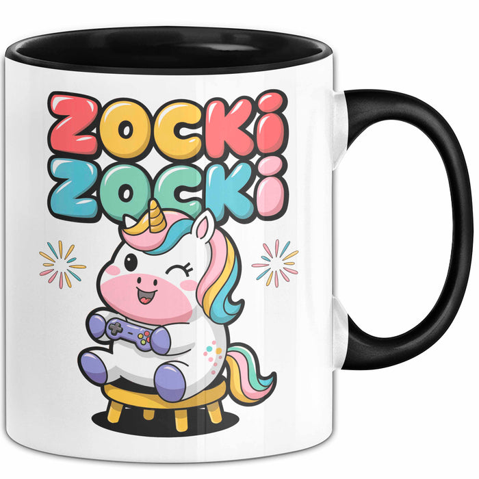 Gamer Gaming Liebhaber Tasse Geschenk Lustige Geschenkidee Spruch Zocki Zocki Trendation