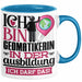 Geomatikerin Ausbildung Start Geschenk Tasse Ich Bin Geomatikerin In Der Ausbildung Ich Darf Das Kaffee-Becher Geschenkidee Blau Trendation