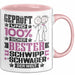 Schwippschwager Geschenk Lustiger Spruch für Schwippschwager Geschenkidee Bester Schwippschwager Der Welt Rosa Trendation