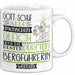 Bergführerin Geschenk Becher Tasse Gott Schuf Alle Menschen Gleich Nur Die Besten Durfeten Bergführerin Werden Geschenkidee Lustig Weiß Trendation