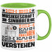 Musikgeschäftsinhaber Geschenk Tasse Lustige Geschenkdiee für einen Musikgeschäftsinhaber Geburtstag Ich Bin Musikgeschäftsinhaber Ich Kann Es Dir Erklären Aber Nicht Für Dich Verstehen Grün Trendation