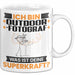 Outdoor-Fotograf Tasse Geschenk für Outdoor-Fotograf Geburtstag Lustiger Spruch Kaffee-Becher Was Ist Deine Superkraft Weiß Trendation