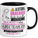 Hundetrainerin Tasse Geschenk Lustiger Spruch Bitte Erheben Sie Sich Seine Majestät Die Hundetrainerin Betritt Den Raum Schwarz Trendation