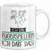 Geschenk für Rugbyspielerin Tasse Lustige Geschenkidee Geburtstag Ich Bin Rugbyspielerin Ich Darf Das Weiß Trendation
