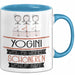 Yogini Weil Es Keinen Schöneren Beruf Gibt Tasse Geschenk für Eine Yogini Lustig Blau Trendation