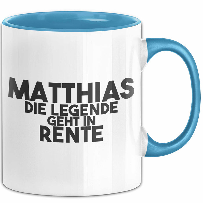 Matthias Tasse Matthias – Die Legende Geht In Rente Geschenk