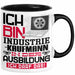 Industriekaufmann Ausbildung Tasse Geschenk Ich Bin Industriekaufmann In Der Ausbildung Ich Darf Das Geschenkidee Spruch Schwarz Trendation