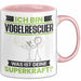 Vogelrescuer Tasse Geschenk für Vogelrescuer Geburtstag Lustiger Spruch Kaffee-Becher Was Ist Deine Superkraft Rosa Trendation