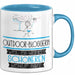 Outdoor-Bloggerin Weil Es Keinen Schöneren Beruf Gibt Tasse Geschenk für Eine Outdoor-Bloggerin Lustig Blau Trendation