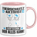 Tierschutzaktivist Tasse Geschenk für Tierschutzaktivist Der Mann Der Alles Kann Geschenkidee zum Geburtstag Rosa Trendation