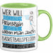 Basketballspielerin Tasse Geschenk Spruch Wer Will Schon Prinzessin Sein Wenn Man Auch Basketballspielerin Sein Kann Grün Trendation