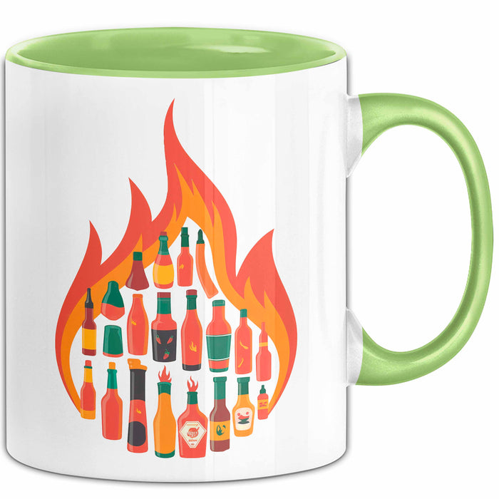 Soßen Enthusiast Tasse Geschenkidee für Geschmacks Fan Grün Trendation