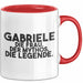 Gabriele Tasse Gabriele – Die Frau. Der Mythos. Die Legende. Geschenk Rot Trendation