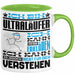 Ultraläufer Geschenk Kaffee-Tasse Geschenkidee für Ultraläufer Ich Bin Ultraläufer Ich Kann Es Dir Erklären Jedoch Nicht Für Dich Verstehen Spruch Lustig Grün Trendation