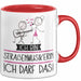 Geschenk für Straßenmusikerin Tasse Lustige Geschenkidee Geburtstag Ich Bin Straßenmusikerin Ich Darf Das Rot Trendation