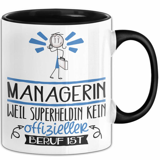 Managerin Geschenk Tasse Lustiger Spruch Managerin Weil Superheldin Kein Offizieller Beruf Ist Geschenkidee Trendation