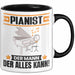 Pianist Tasse Geschenk für Pianist Der Mann Der Alles Kann Geschenkidee zum Geburtstag Schwarz Trendation
