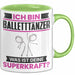 Balletttänzer Tasse Geschenk für Balletttänzer Geburtstag Lustiger Spruch Kaffee-Becher Was Ist Deine Superkraft Grün Trendation