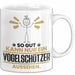 Vogelschützer Geschenk Tasse So Gut Kann Nur Ein Vogelschützer Aussehen Geschenkidee Kaffee-Becher Weiß Trendation