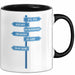 Büroarbeit Kollege Abschied Tasse Geschenk Lustige Geschenkidee Spruch Bye Bye Alles Gute Trendation