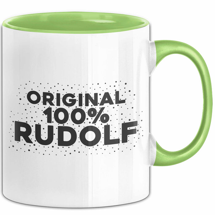 Rudolf Tasse Original 100% Rudolf Geschenk Grün Trendation