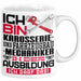 Karosserie- und Fahrzeugbaumechaniker Ausbildung Tasse Geschenk Ich Bin Karosserie- und Fahrzeugbaumechaniker In Der Ausbildung Ich Darf Das Geschenkidee Spruch Weiß Trendation