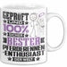 Pferderennen-Enthusiast Geschenk Lustiger Spruch für Pferderennen-Enthusiast Geschenkidee Bester Pferderennen-Enthusiast Der Welt Weiß Trendation