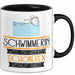 Schwimmerin Weil Es Keinen Schöneren Beruf Gibt Tasse Geschenk für Eine Schwimmerin Lustig Trendation