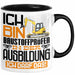 Baustoffprüfer Ausbildung Tasse Geschenk Ich Bin Baustoffprüfer In Der Ausbildung Ich Darf Das Geschenkidee Spruch Schwarz Trendation
