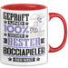 Bocciapieler Geschenk Lustiger Spruch für Bocciapieler Geschenkidee Bester Bocciapieler Der Welt Rot Trendation